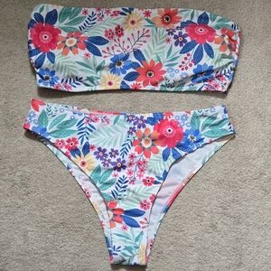 SHEIN Colorful Floral Bikini Set
